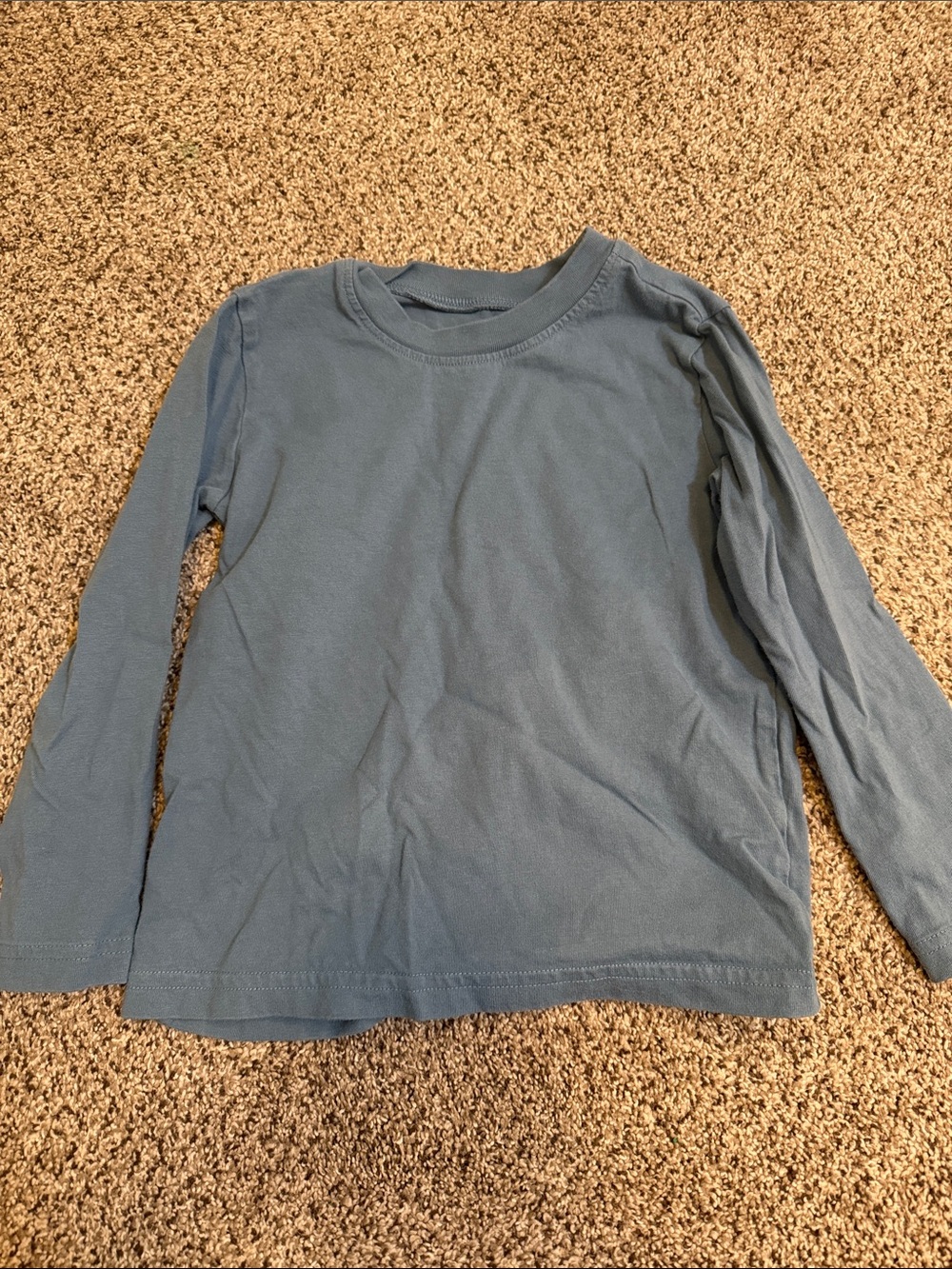 Primary Long-Sleeve Tee in Slate Blue